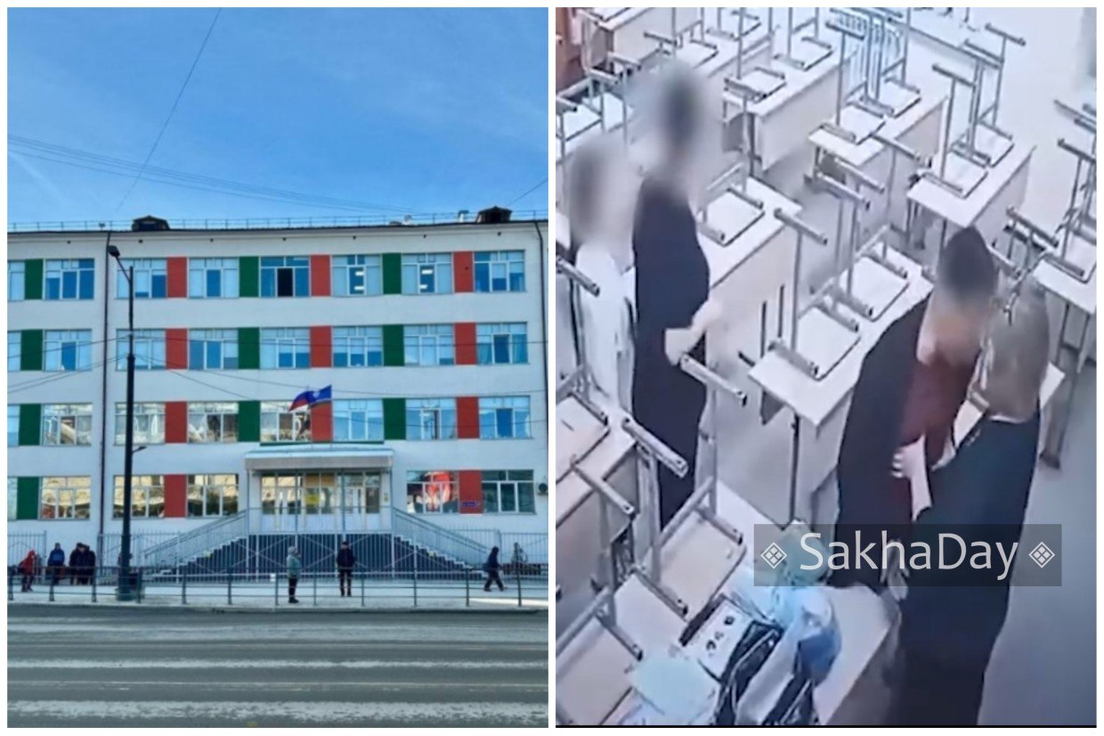Учительница, пострадавшая от буйного родителя, продолжает работать в школе №1 Якутска