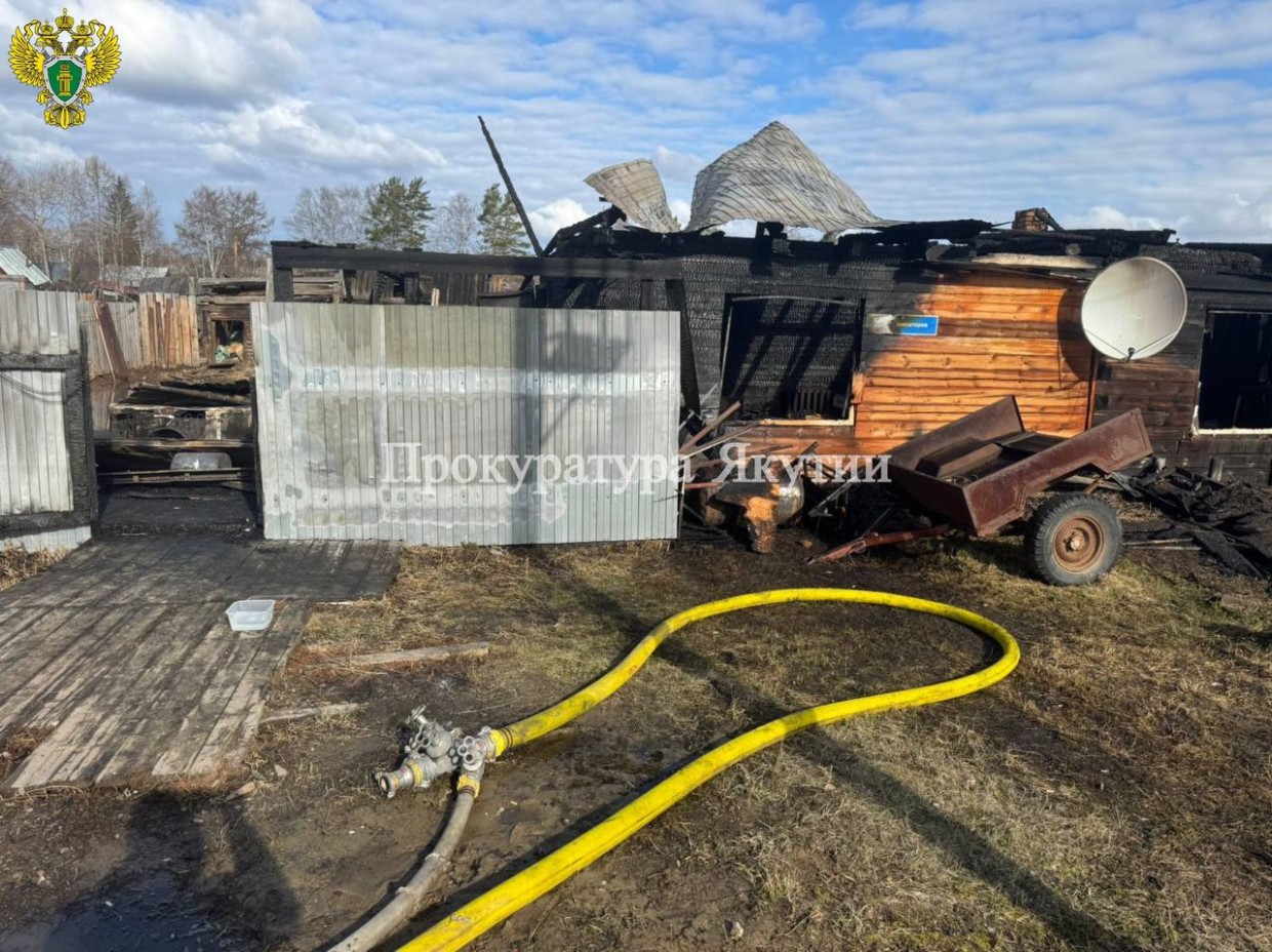 Прокуратура устанавливает причины и обстоятельства трагического пожара в поселке Витим