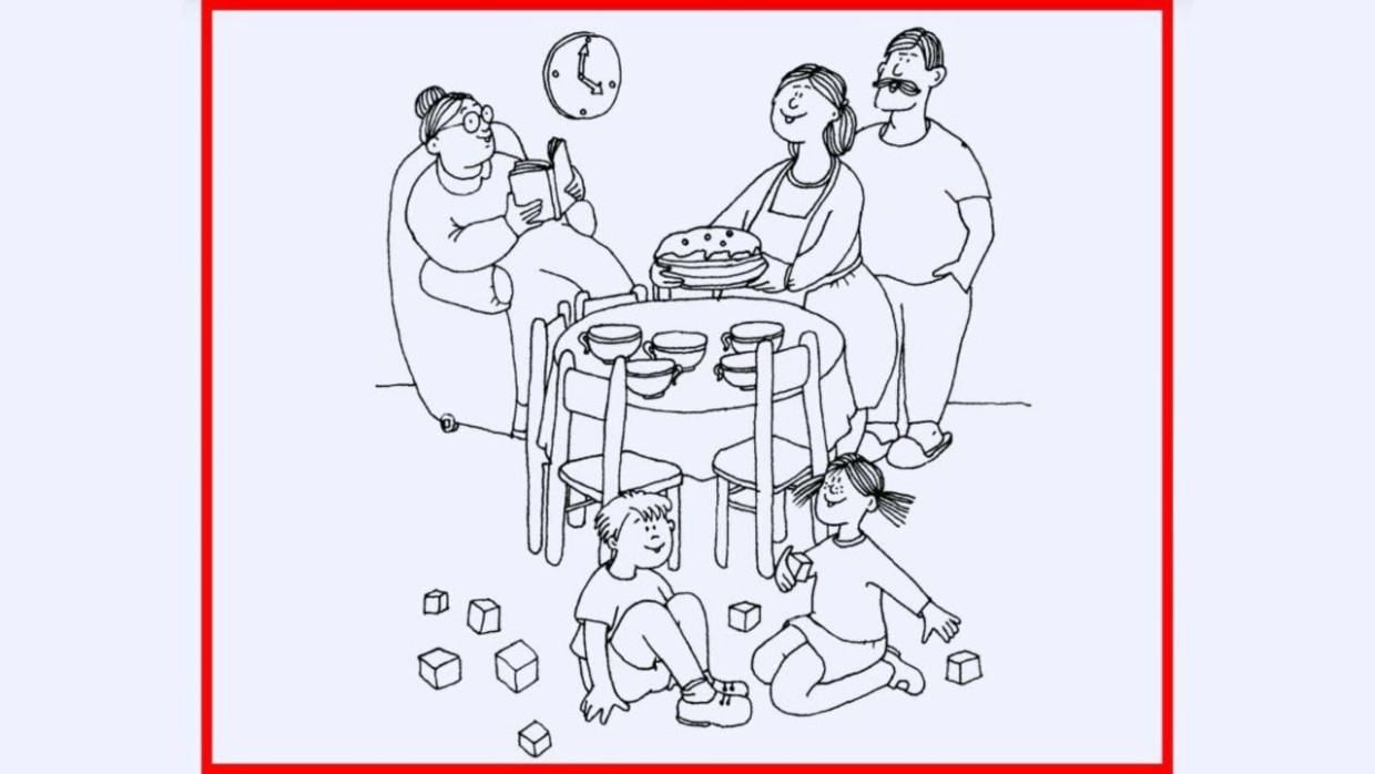 Только молодой мозг справится: головоломка на память — запомните изображение и ответьте на вопросы