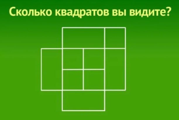 Готовимся в ОГЭ: считаем квадраты, чтобы прокачать интуицию — сколько вы видите на этом рисунке