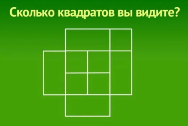 Готовимся в ОГЭ: считаем квадраты, чтобы прокачать интуицию — сколько вы видите на этом рисунке