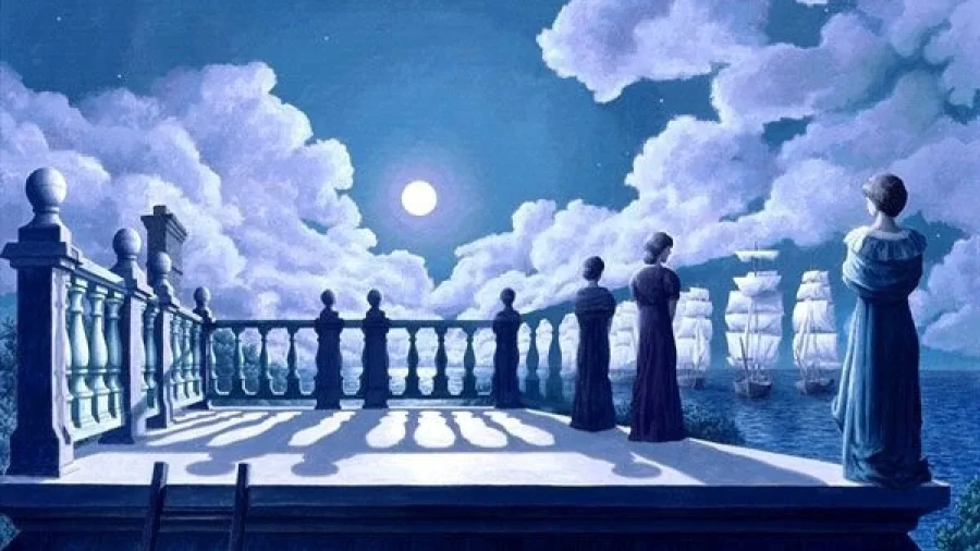 Дали нервно курит в стороне: сюрреалистическая иллюзия-головоломка — найдите всех девушек на картинке