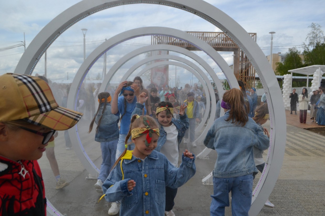 В Жатае запустили паровой фонтан