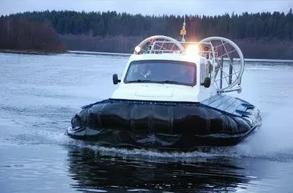 Проведены ходовые испытания судна на воздушной подушке  «Нептун-16» на базе АО «Алмазы Анабара»