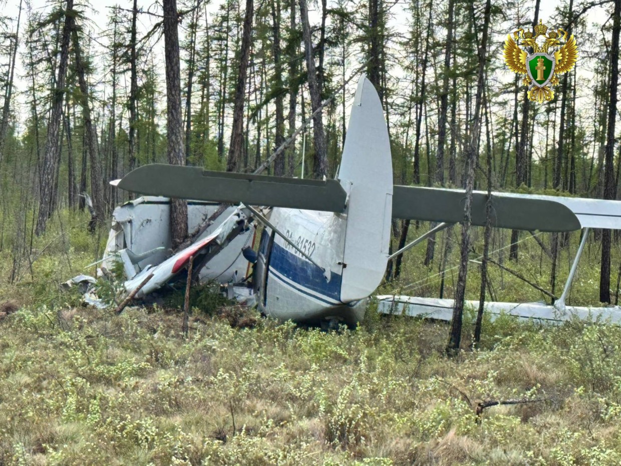 Опубликовано видео с места обнаружения Ан-2, пропавшего в Якутии. Самолет сильно поврежден