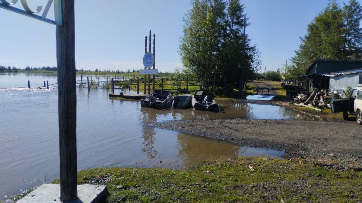 В Абыйском районе наблюдается рост уровней воды. Подтоплено 7 дворов