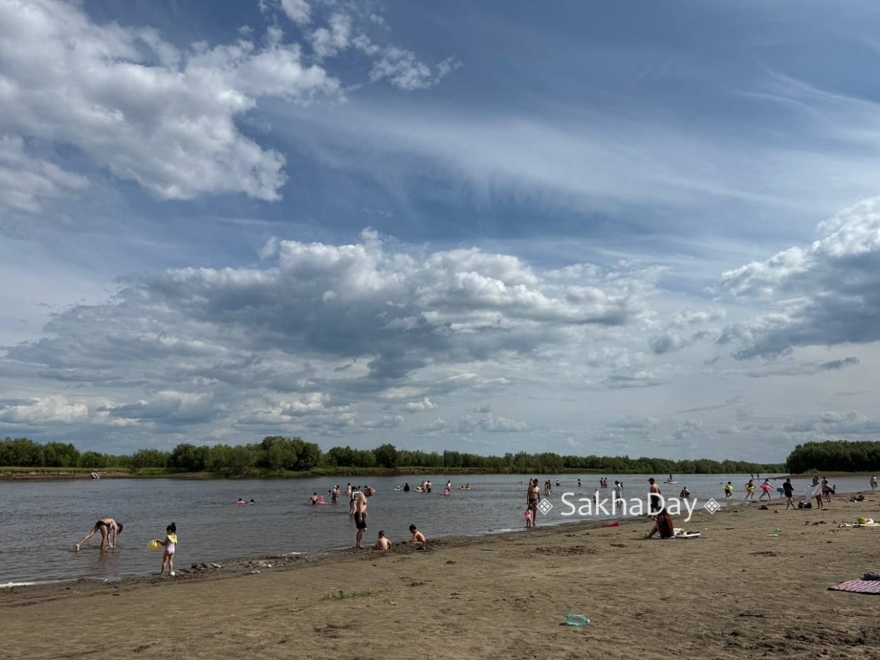В Якутске - жара. В некоторых районах республики грозы и дожди