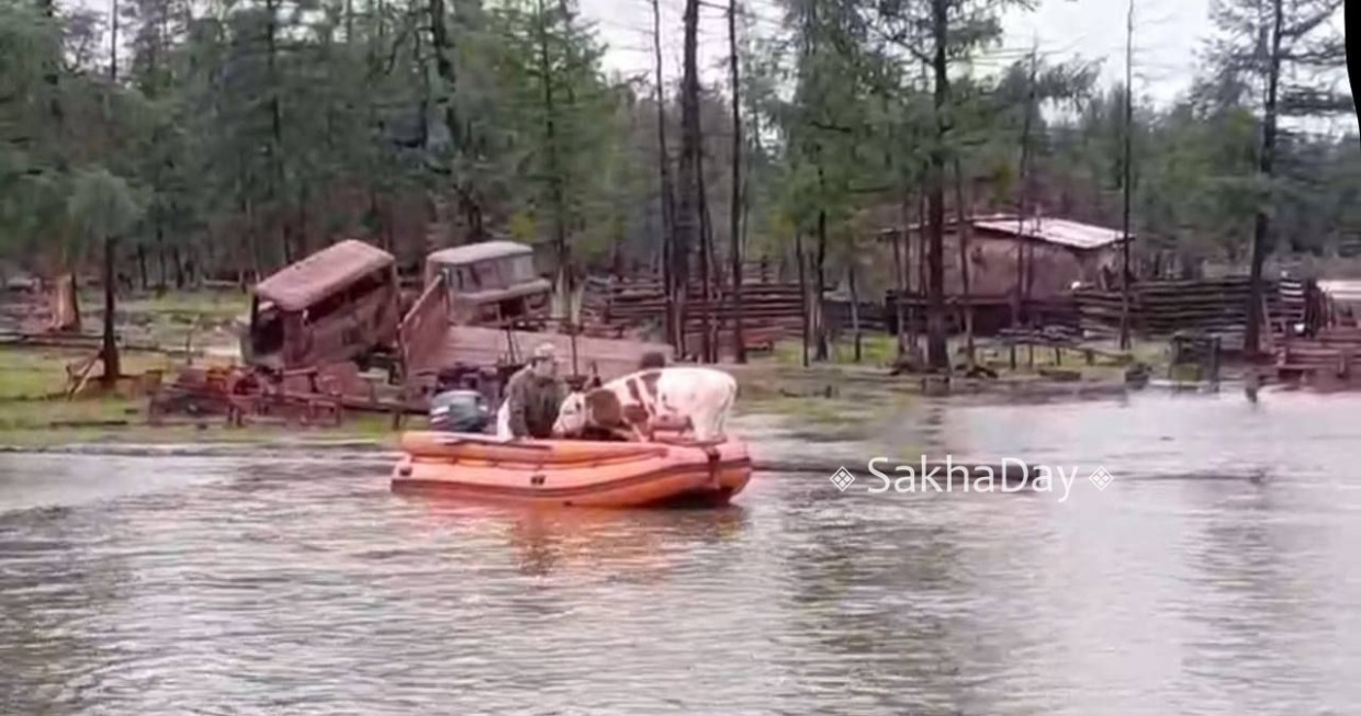 Паводок в Оймяконском улусе: введен режим повышенной готовности
