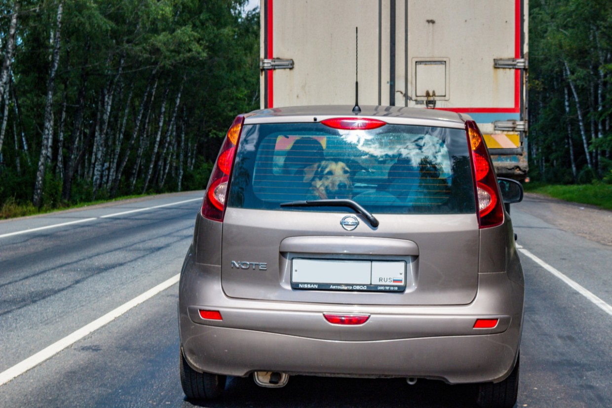 Кто не прав — грузовик или автомобиль: вопрос из экзамена на знание ПДД