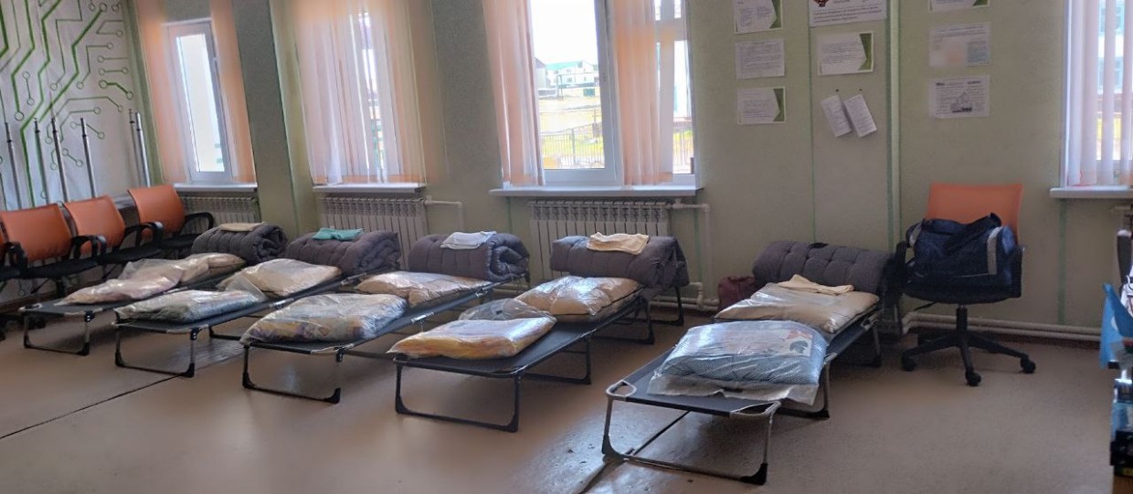 Пункт эвакуации в селе Хонуу Момского улуса начал принимать жителей