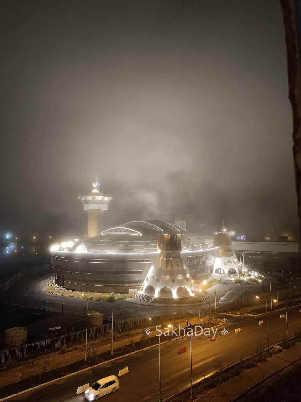 Фотофакт: С ночи Якутск окутан густым туманом