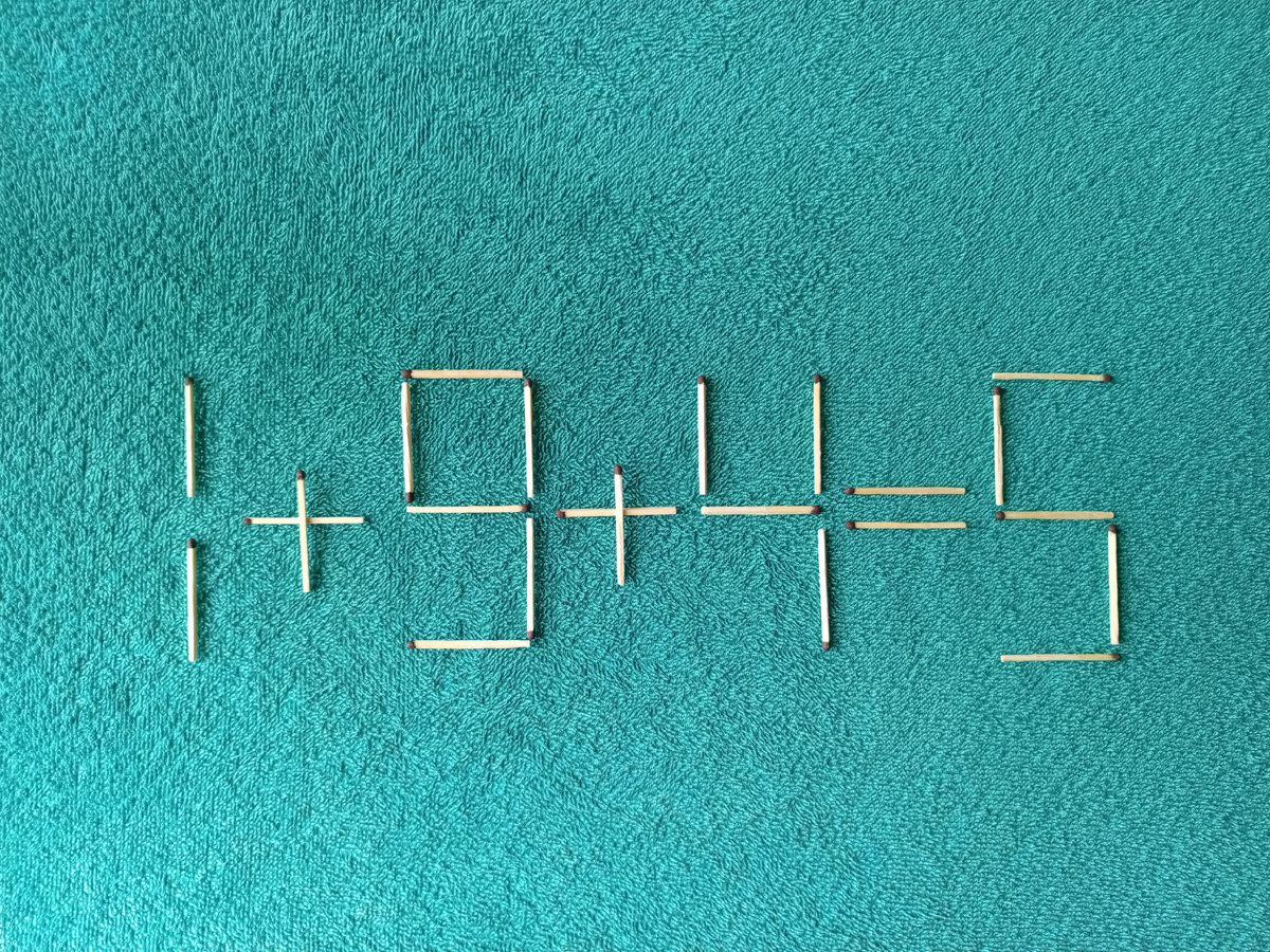 Деменция, брысь: передвиньте всего 1 спичку и найдите 4 решения — Альцгеймер не приблизится на пушечный выстрел после этой головоломки