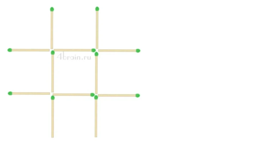 Квадратный фокус: переставь спички и раскрой секрет гения — головоломка для тех, кто мыслит вне рамок