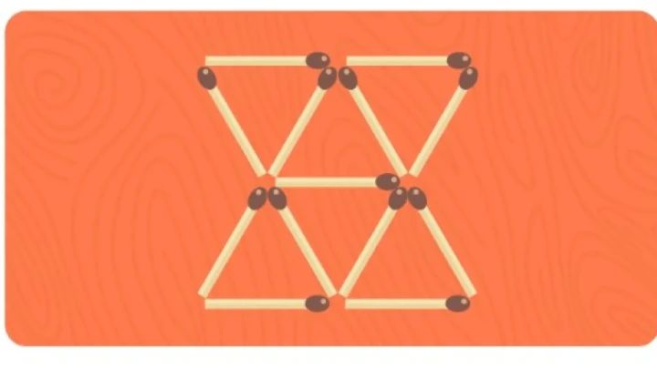 Геометрия спичек: треугольное испытание на 20 секунд — превратите хаос в гармонию и прокачайте свой IQ