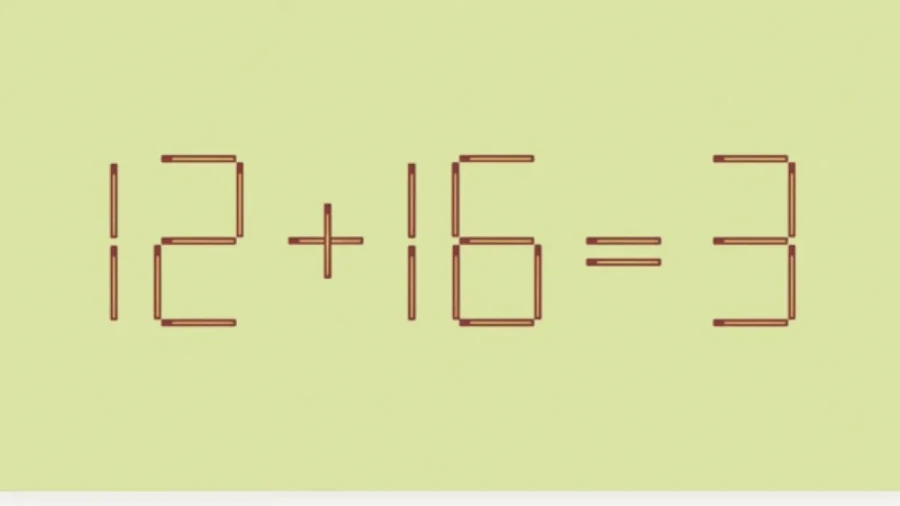 Слабо? Только гении решат эту головоломку со спичками за 20 секунд — переставьте одну спичку и ахните от восторга!