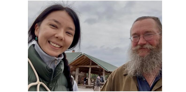 Якутянка встретилась с эксцентричным миллиардером Германом Стерлиговым