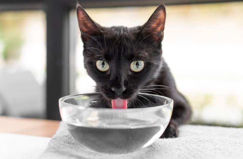 Кошка счастлива, а хозяйка спокойна: научила пушистых больше пить — к ветеринару больше не ходим