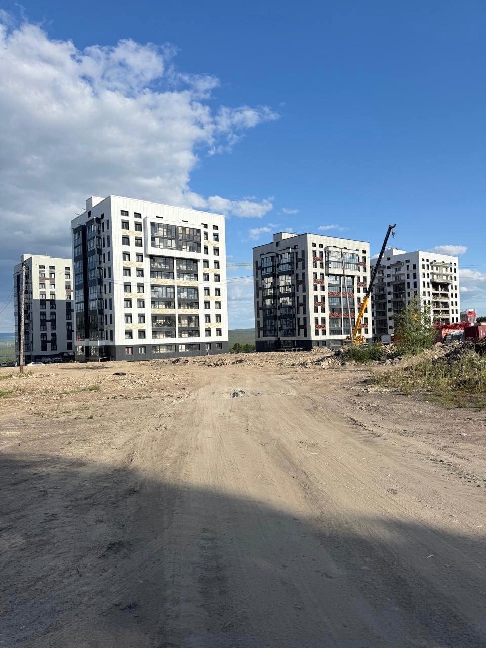 В Нерюнгри продолжается застройка нового квартала