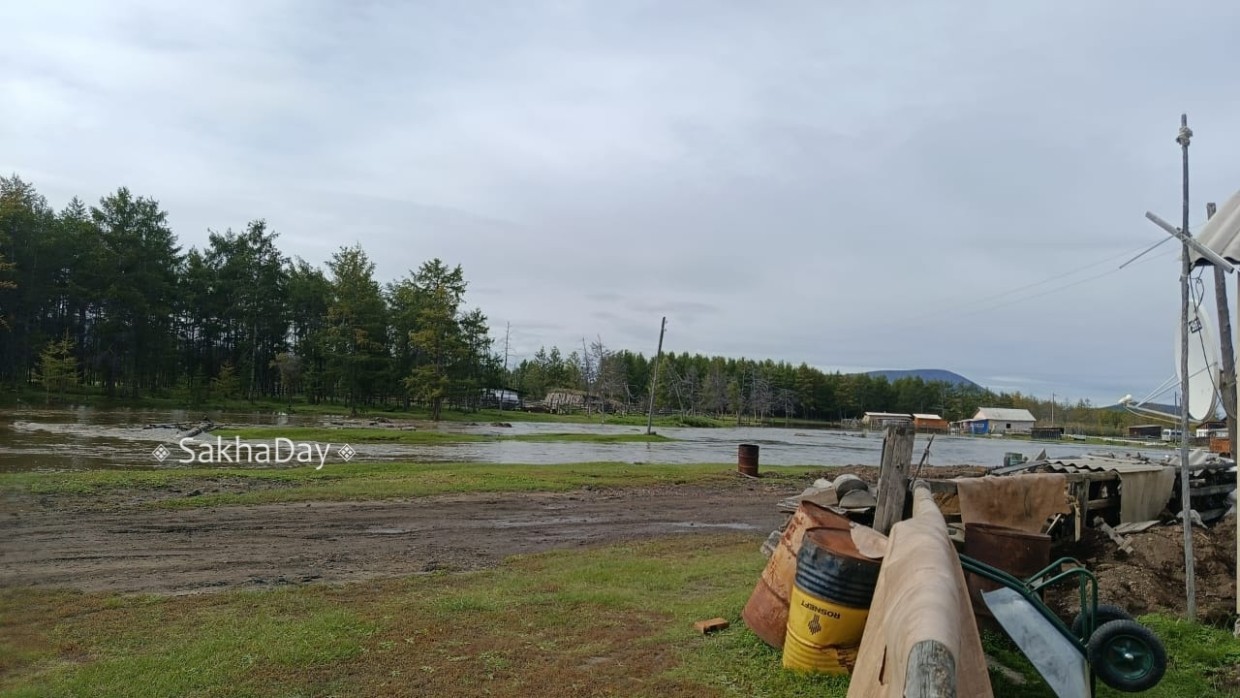 В Оймяконе уровень воды поднялся на 24 см за сутки
