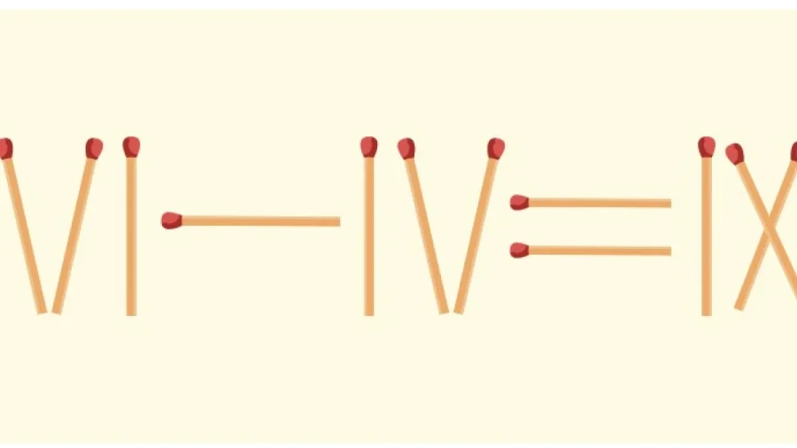 Римский шифр: головоломка для элиты — переместите одну спичку и докажите, что вы гений