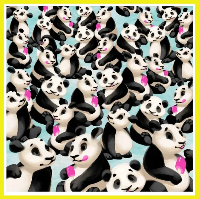 Зрительная головоломка, сбивающая с толку: 9 секунд на поиск пингвина среди милых панд — раскройте потенциал всевидящего ока