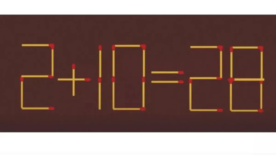 Увлекательная головоломка для гениев: найди ошибку и переставьте спичку — проверьте свою внимательность и скорость мышления