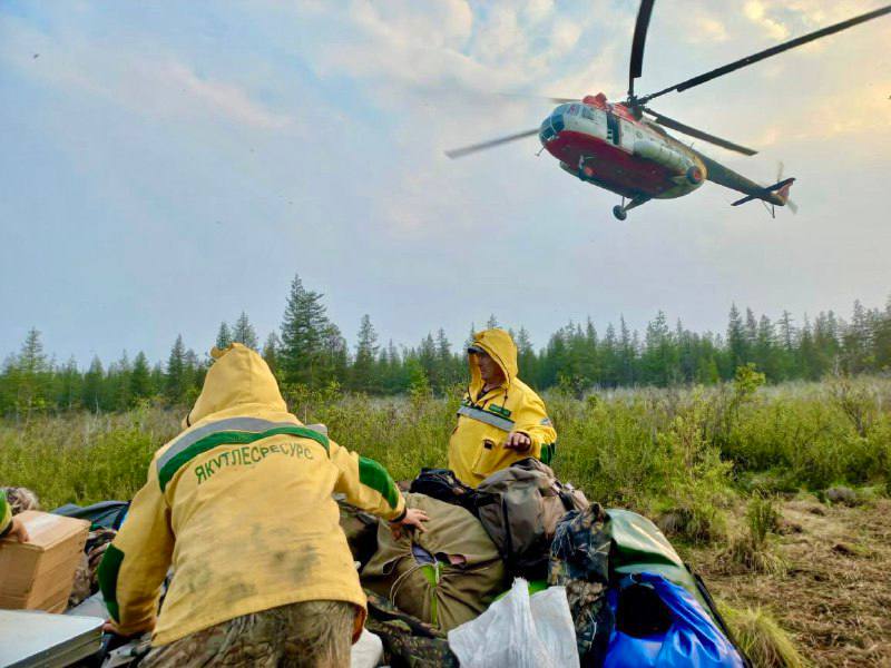 В Якутии действуют 14 лесных пожаров
