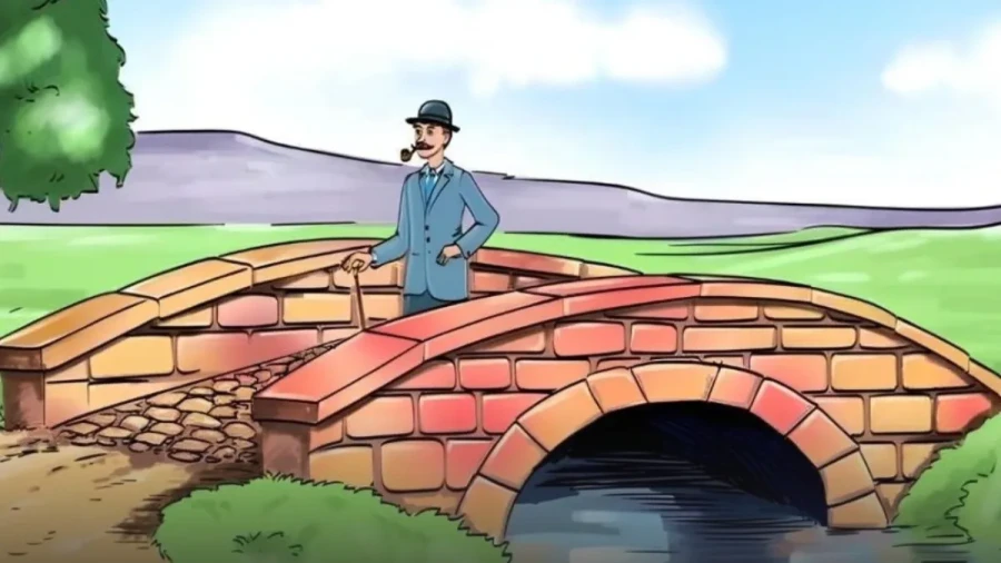 Иллюзия на мосту: занимательная головоломка-картинка — традиционно, с подвохом, который доступен не всякому взору