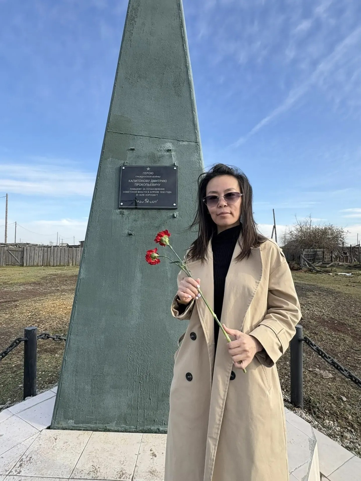 Предприниматель восстановила памятник в Капитоновке