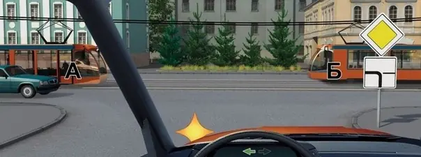 Кому уступить — вопрос из ПДД про перекрёсток: с этим заданием из билета справится только 8% водителей