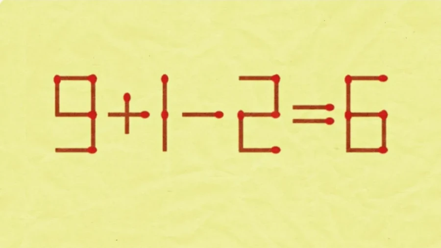 Тест на IQ: решите спичечную головоломку за 13 секунд — сможете ли вы найти правильный ответ?