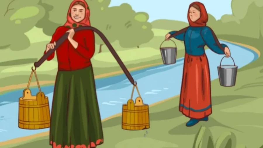 Водоносный детектив: кто из 2 девушек донесет больше воды — задача для самых зорких и внимательных
