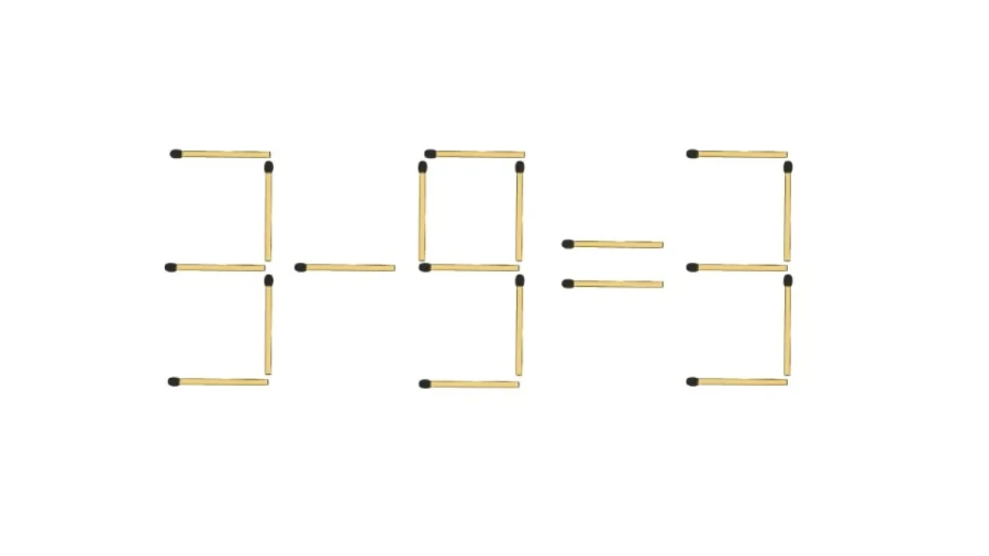 Спичечный ребус: передвиньте одну спичку и решите уравнение за 14 секунд — справиться с первого раза по зубам только 2% людей