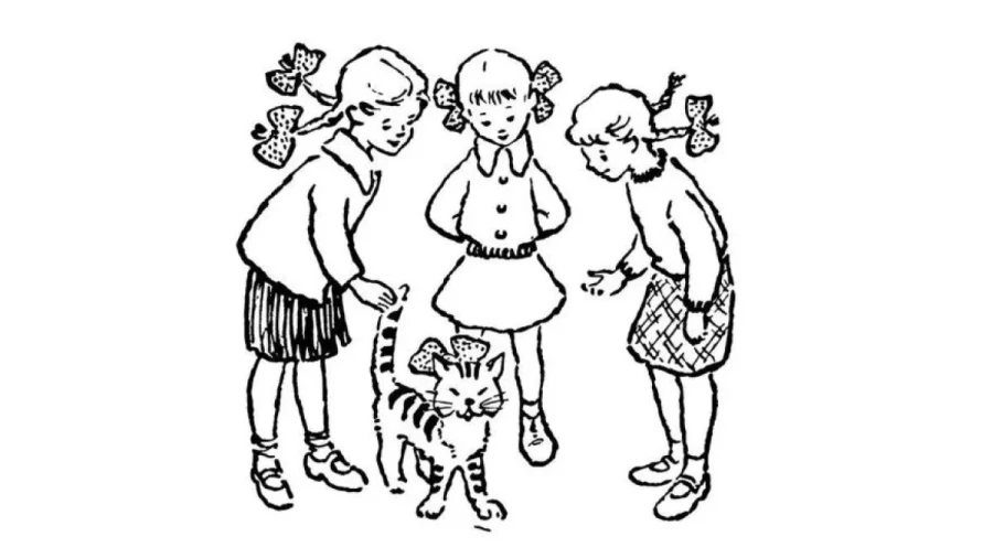 Только мур-мяу, никакого куся-грыза: киску хозяйка не бросила, она рядом — отыщите девочку-кошатницу по нехитрому признаку