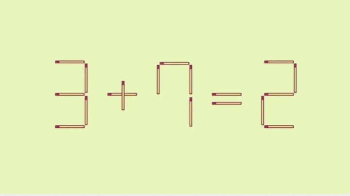 Быстрая разминка для мозгов: головоломка из спичек — решайте на здоровье