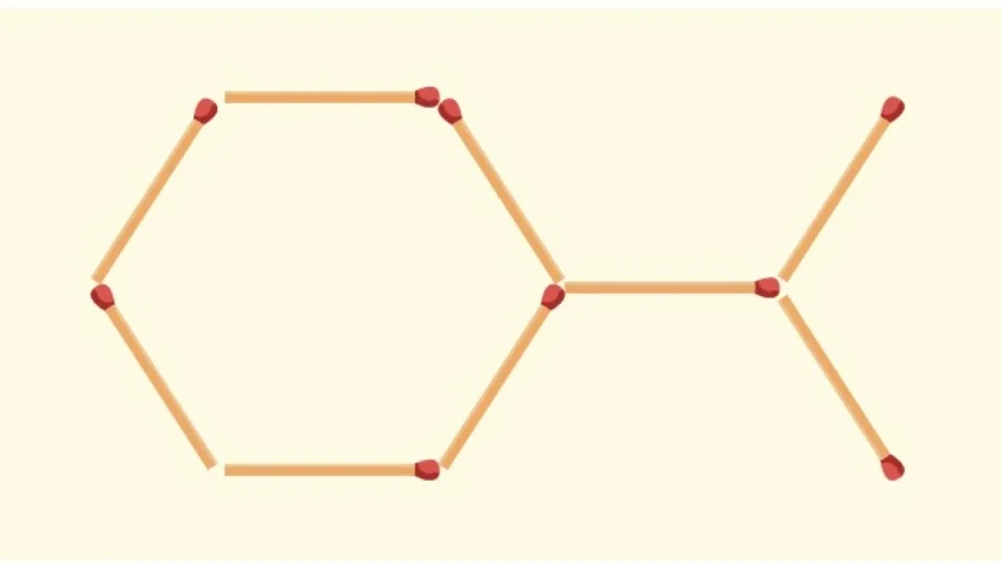 Проверьте свой IQ: сложная головоломка со спичками, которая заставит мозг кипеть — переместите 3 спички и создайте три ромба за 18 секунд