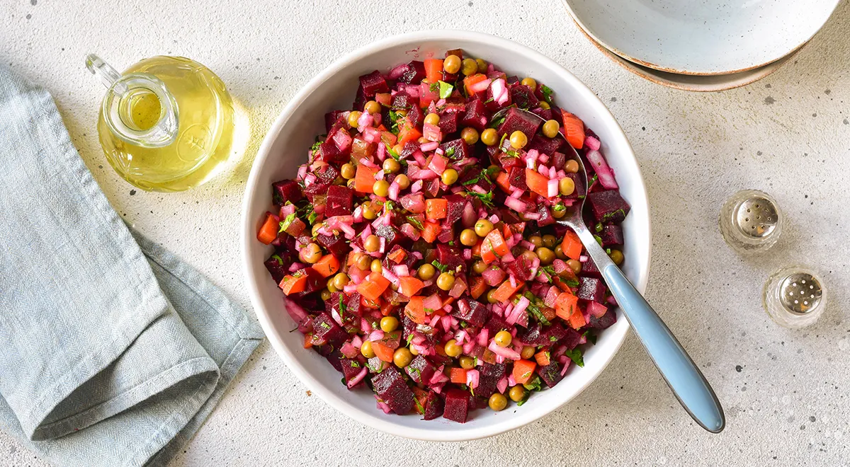 Винегрет «анти-борщ»: секреты яркого вкуса — никаких компромиссов с цветом и ароматом