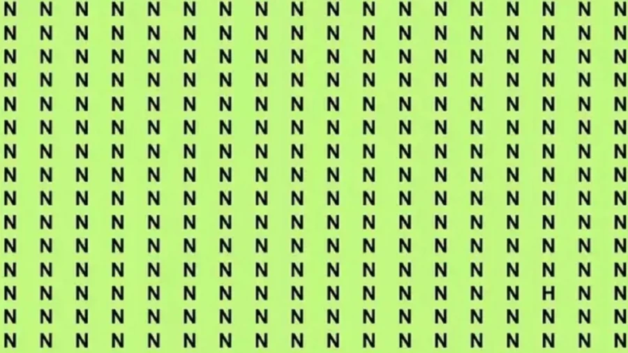 Найди букву H за 10 секунд: проверьте остроту зрения и скорость реакции — вы гений, если справитесь