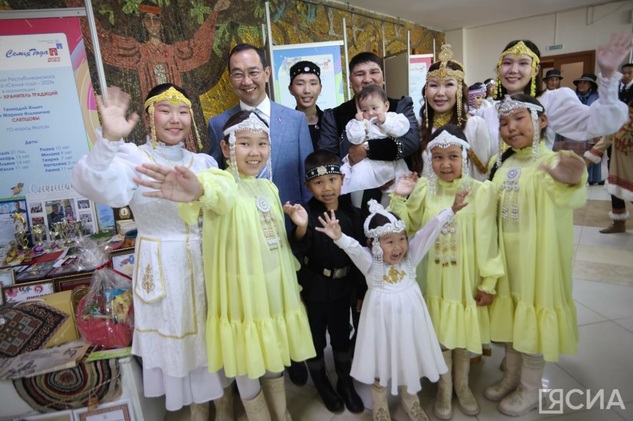 На 9,2% увеличилось количество многодетных семей в Якутии