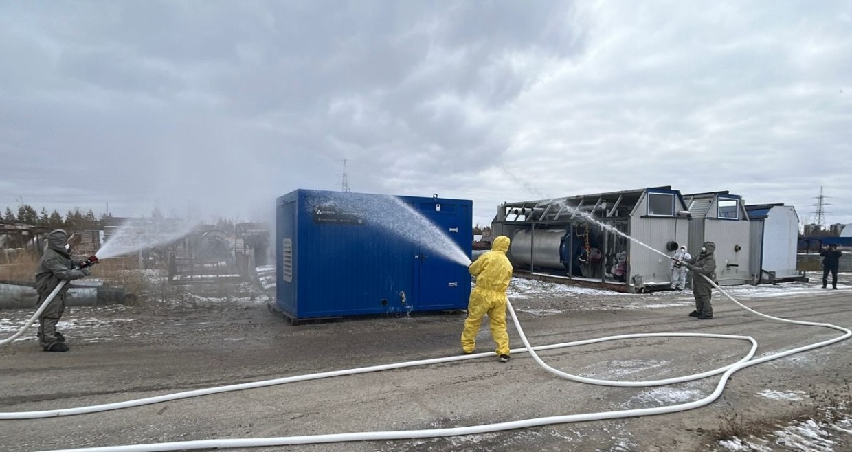 В ГУП «ЖКХ РС(Я)» состоялись учения по гражданской обороне