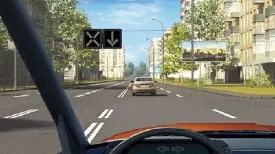 ПДД-ловушка: что означает реверсивная разметка, если светофор выключен- всего 4% знают правильный ответ