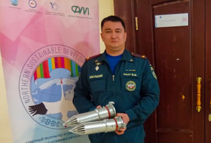 «Вода из болота — под давлением»: якутский ветеран представил насадку-фильтр для пожарных машин