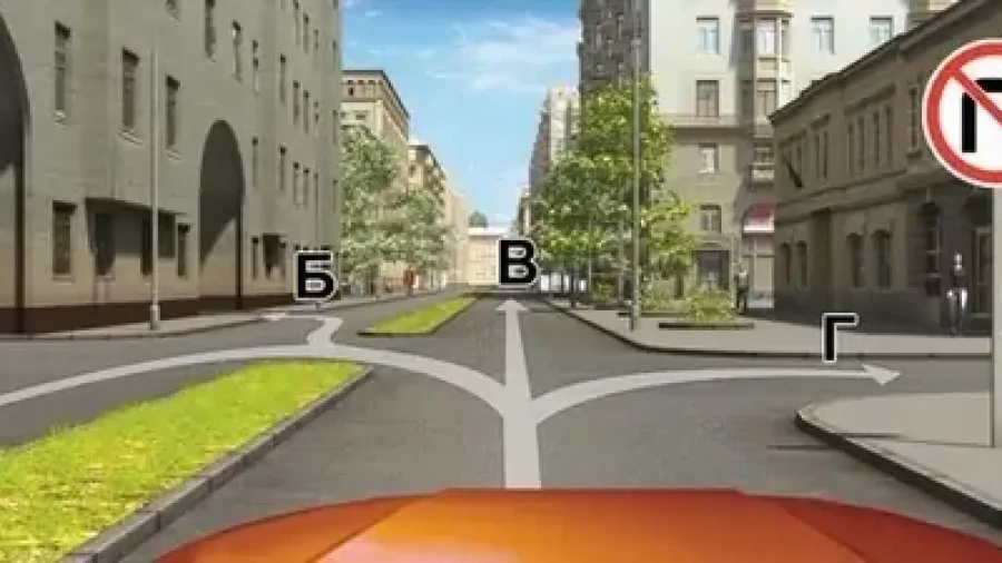 Хитрый вопрос ПДД: куда можно проехать на этом перекрёстке — всего 10% справляются