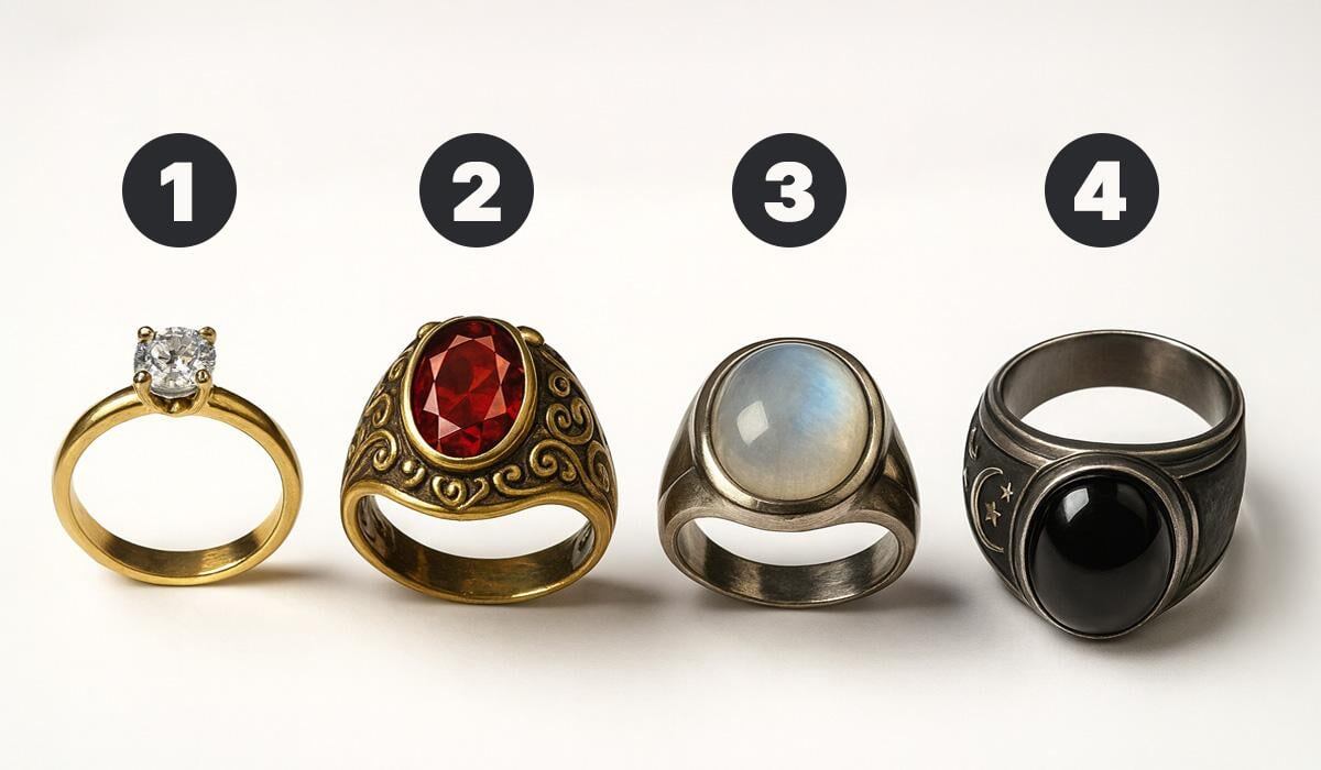 Не Садовое, но тоже кольцо: психологический тест на определение личности — выберите 1 украшение из предложенных 4
