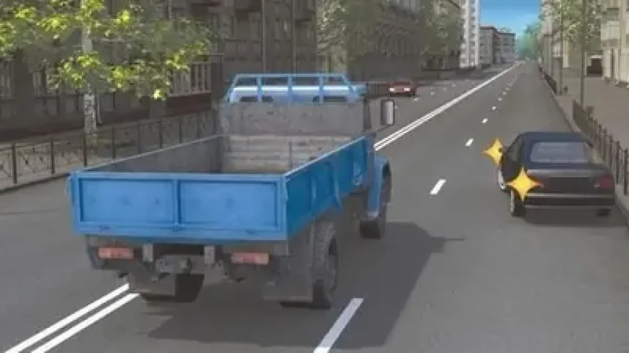 Надо ли пропустить грузовик или можно ехать — 3 варианта ответа, какой из них верный: вопрос ПДД, на котором ошибаются даже отличники автошкол