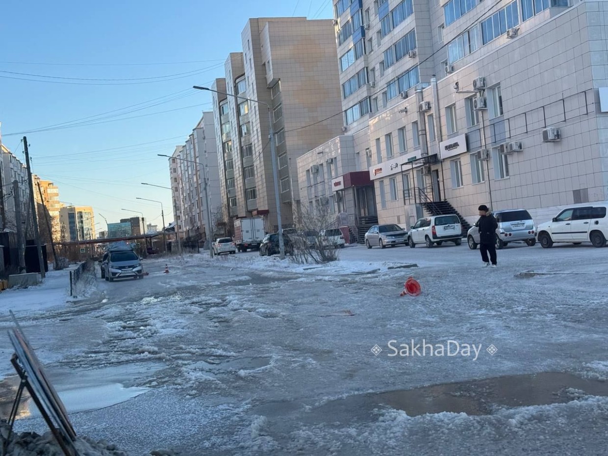 В Якутске участились прорывы канализации