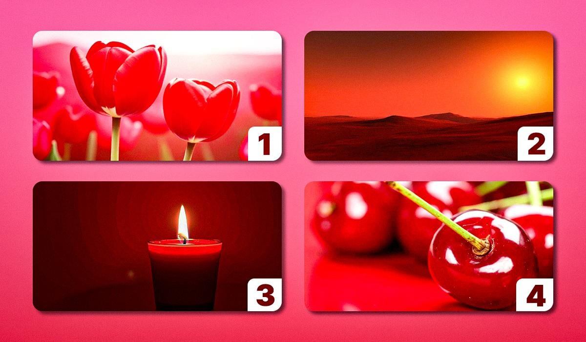 Цвет настроения красный: определите вашу личность в пределах одной палитры — выберите 1 из 4 оттенков, чтобы узнать о себе все