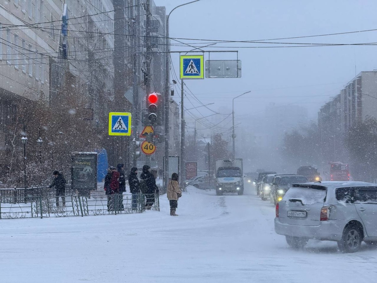 В Якутске за два дня выпала декадная норма снега