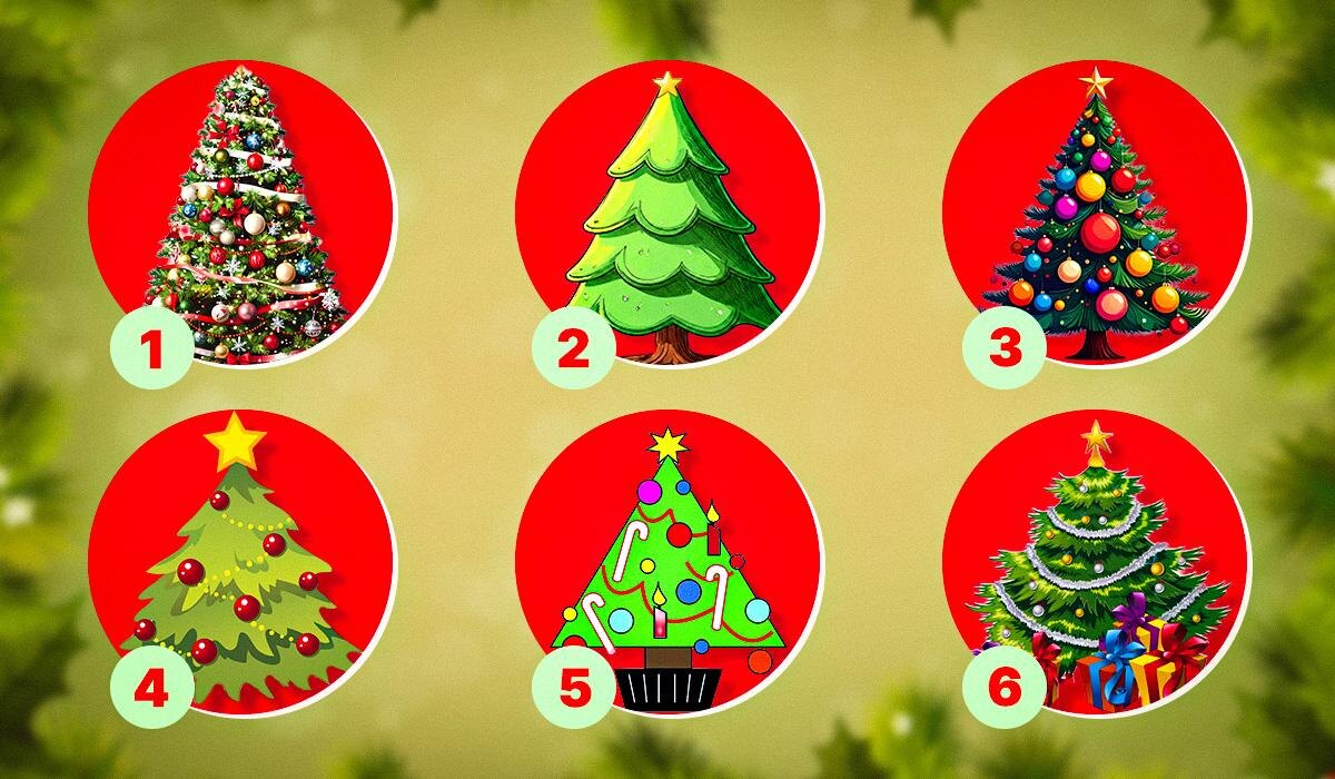 С новым счастьем: праздничный, новогодний психологический тест — ваши характер и личность определит 1 елка из 6