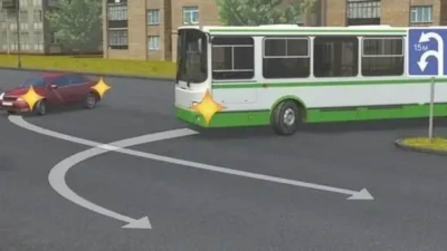 Кто уступает при развороте: как легковушке и автобусу разрулить вопрос из ПДД — не ошиблись только 8%